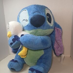 Blue Plush Toy with Duck